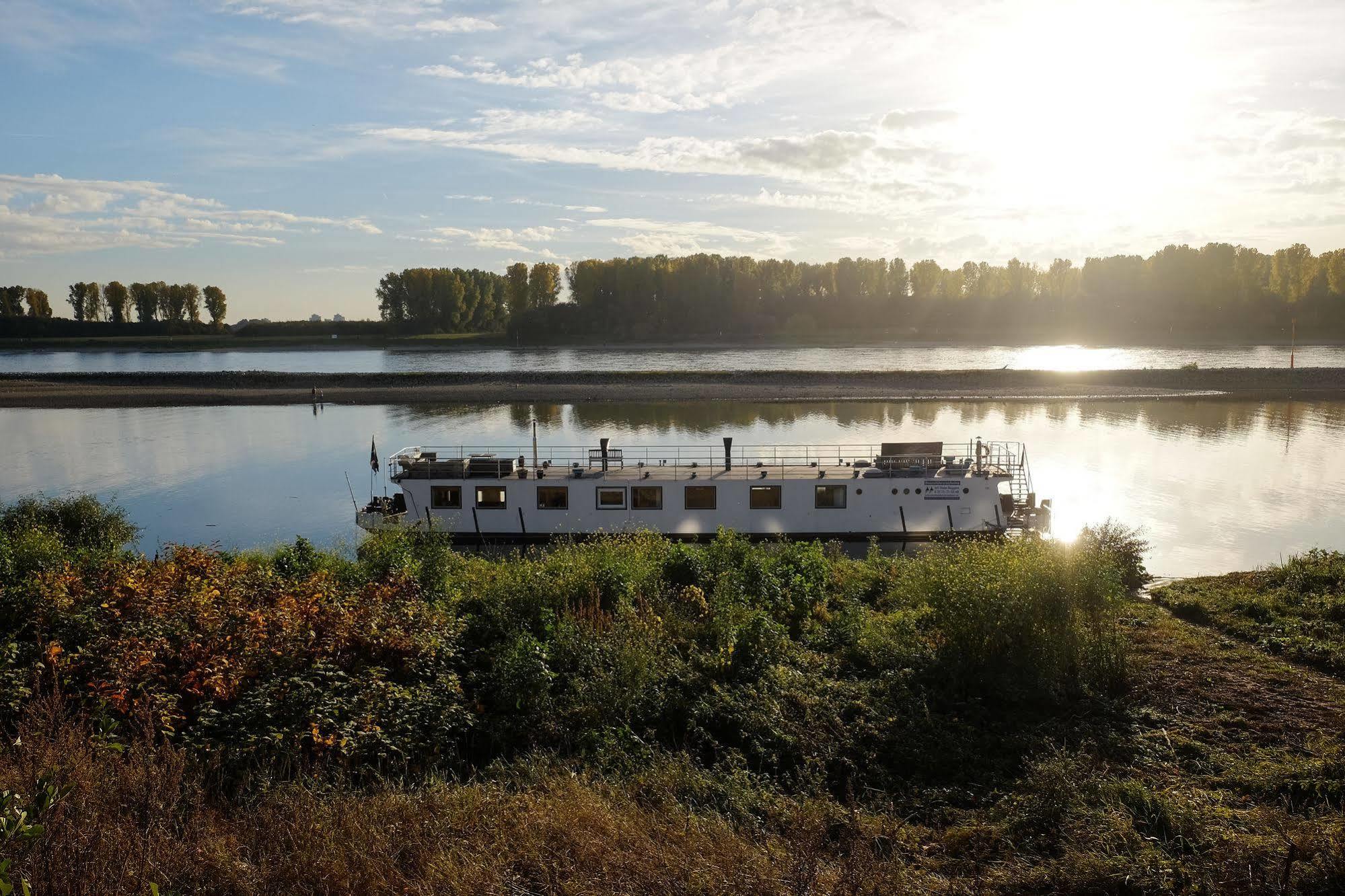 Rhein River Guesthouse - Direkt Am Rhein 勒沃库森 外观 照片